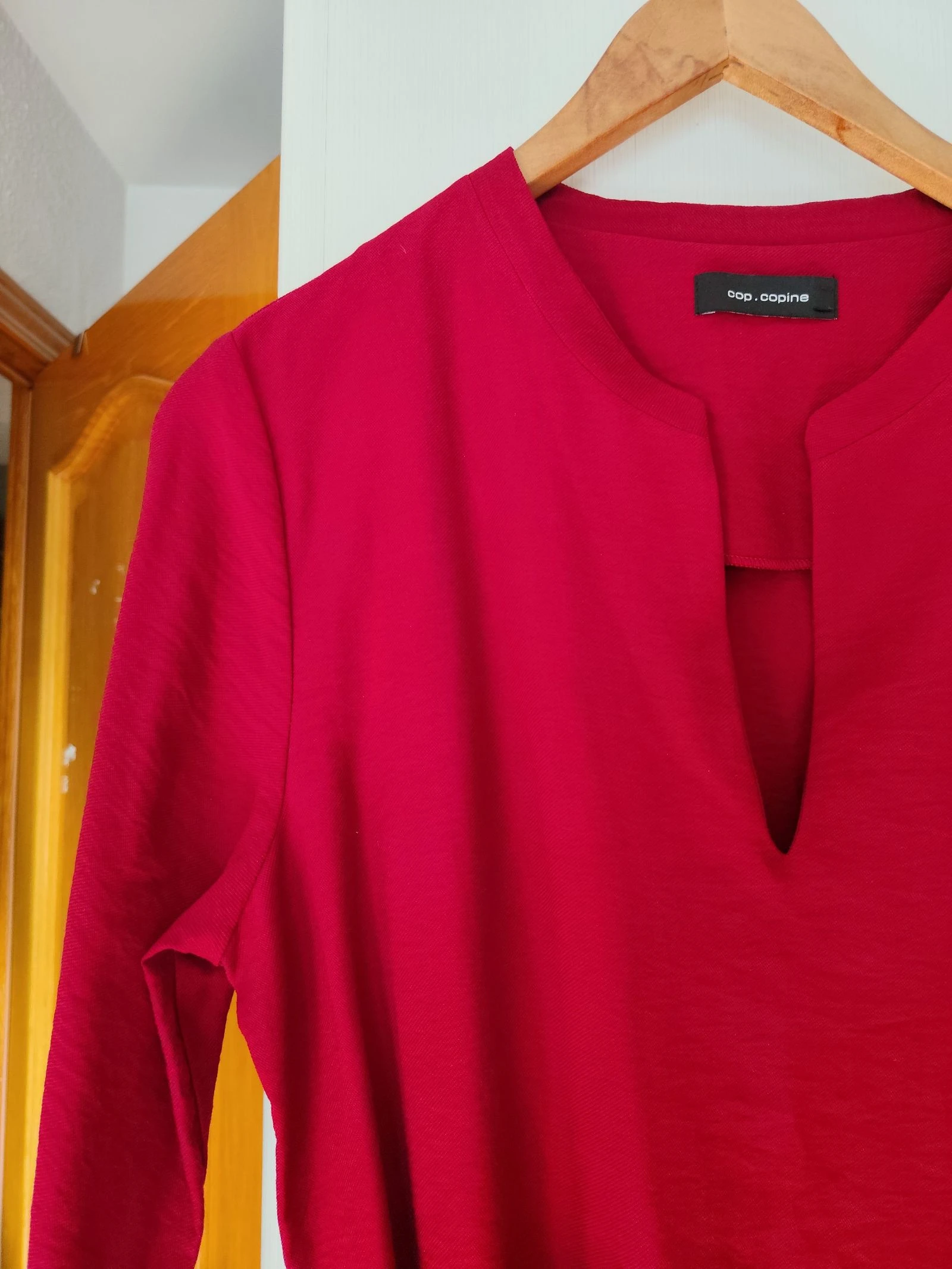 Elegant burgundy Cop Copine dress Size L/40 – photo 3